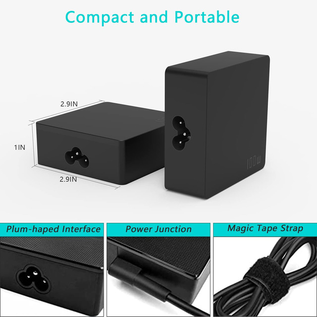 Hafiuege 100W 90W USB-C Charger Laptop For Thinkpad Carbon X1
