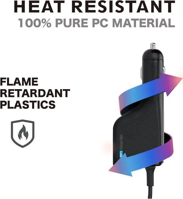 Alt view image 4 of 5 - 20V 4.5A 90W Car Charger Adapter Battery Charger for Lenovo Flex ideapad ThinkCentre Thinkpad Flex Helix X1 Carbon Yoga Medion Akoya IdeaCentre Edge also suitable 20V 2.25A 20V 3.25A