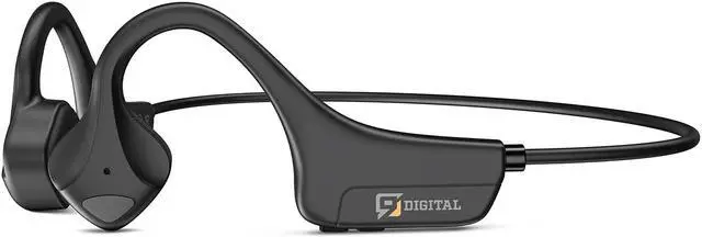 Main image of Bone Conduction Headphones Bluetooth 5.0,Wireless Open Ear Headphones with Built-in Mic,Waterproof Earphones,Sweatproof Sports Headset for Running,Cycling,Hiking,Gym,Climbing & Driving(Black)