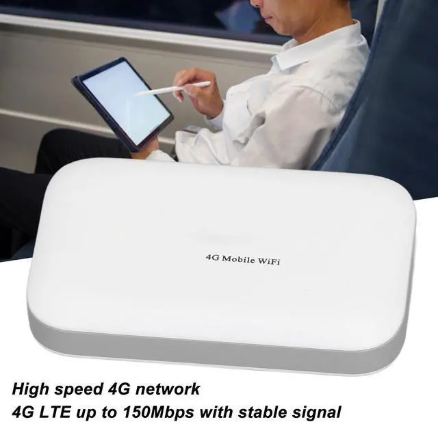 Alt view image 2 of 5 - Mobile Hotspots, Portable Travel Router Supports 10 Users at The Same Time, 3000mAh Large Battery, Pocket Device for Secure Internet at Home Or