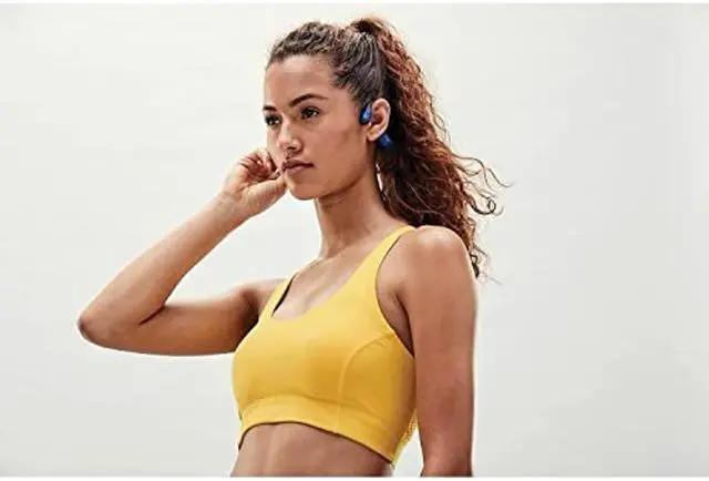 Alt view image 4 of 5 - AFTERSHOKZ Aeropex Open-Ear Wireless Bone Conduction Headphones, IP67 Rated, Blue Eclipse