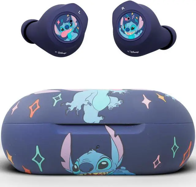 Main image of Disney Lilo and Stitch Bluetooth Earbuds w/Charging Case- Wireless Headphones w/Built-in Mic+ Up to 30 Hrs Playtime- Lilo and Stitch Gifts for Girls,Boys,Women,Men,All Fans of Lilo and Stitch Stuff