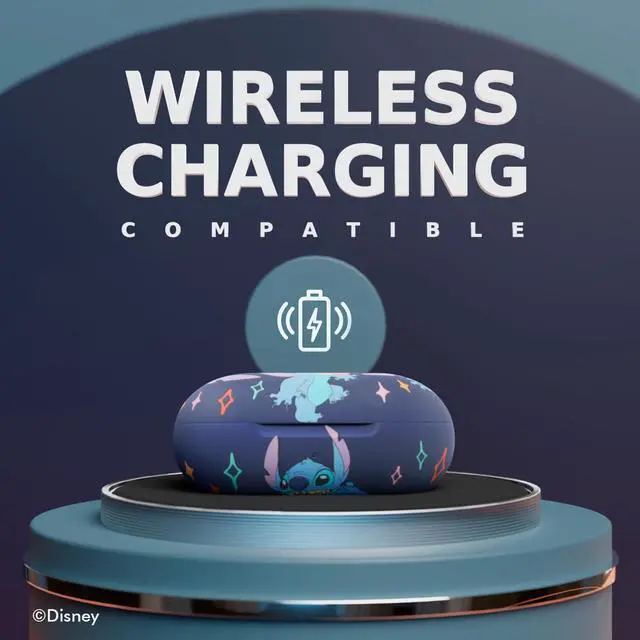 Alt view image 5 of 5 - Disney Lilo and Stitch Bluetooth Earbuds w/Charging Case- Wireless Headphones w/Built-in Mic+ Up to 30 Hrs Playtime- Lilo and Stitch Gifts for Girls,Boys,Women,Men,All Fans of Lilo and Stitch Stuff