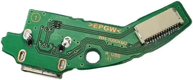Alt view image 3 of 5 - KUBOJSDLZ USB Charging Port Replacement for Sony WH-1000XM3 Wireless Bluetooth Noise Canceling Over-Ear Headphones Charging Port Board Repair Kit