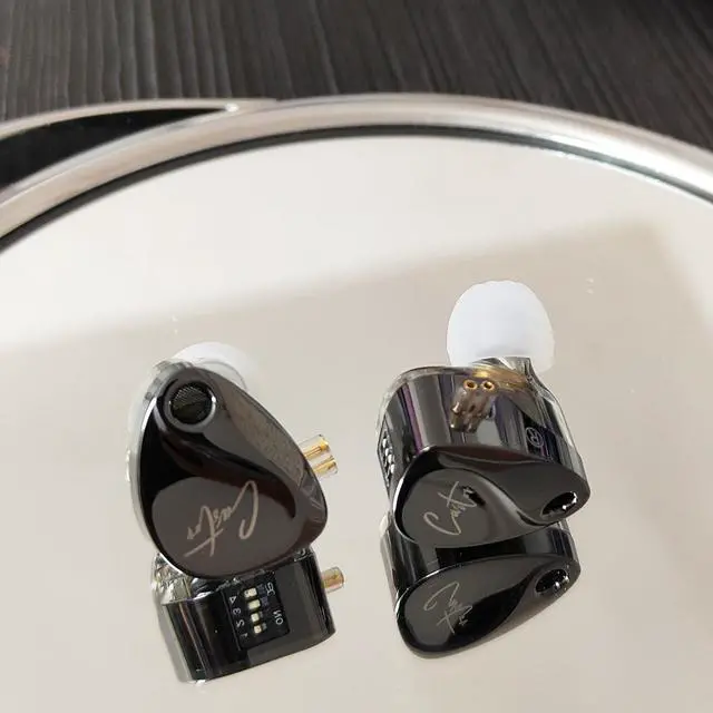 Alt view image 4 of 5 - KZ Castor in Ear Monitor Headphones, 2PIN Detachable Cable Dual-Dynamic Driver Wired Earbuds, HiFi Improved Bass in-Ear Earphone Sound Tuning Noise Isolating IEM