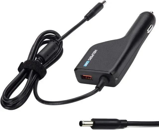 Main image of 19.5V 2.31A 45W Laptop Car Charger Adapter Compatible for Dell Latitude 13 7350 lnspiron 11 13 14 7437 XPS 12 13 9333 9343 9344 9350 9360 LA45NM130 LA45NM131 LA45NM140
