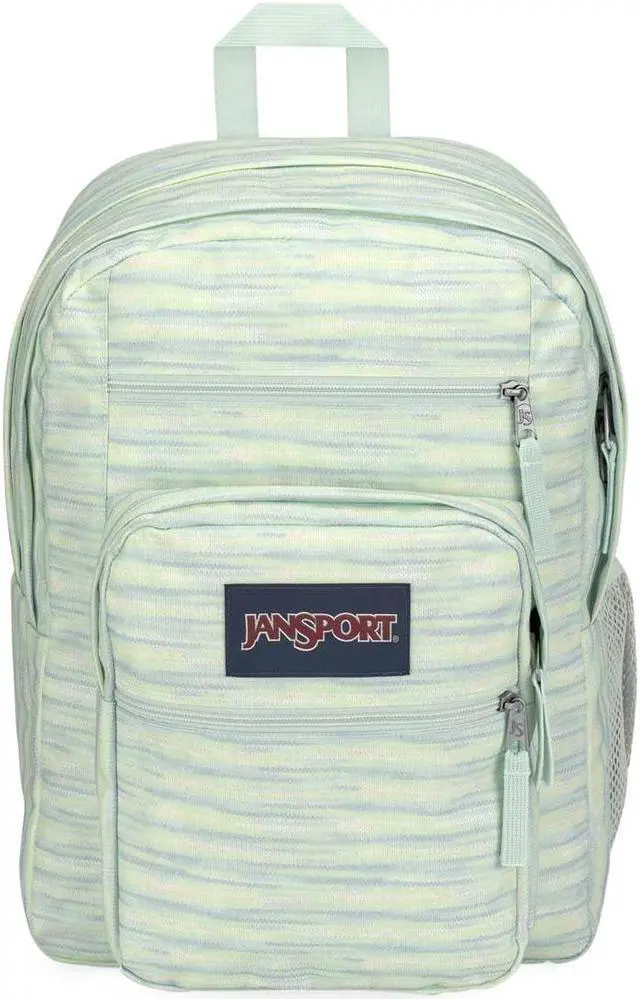 Main image of JanSport Laptop Backpack - Computer Bag with 2 Compartments, Ergonomic Shoulder Straps, 15" Laptop Sleeve, Haul Handle - Book Rucksack - 70S Space Dye Fresh Mint