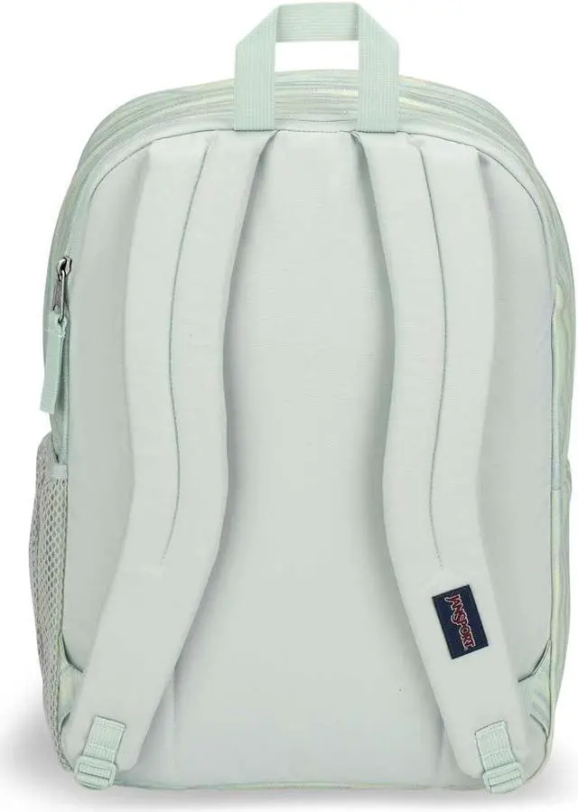Alt view image 2 of 5 - JanSport Laptop Backpack - Computer Bag with 2 Compartments, Ergonomic Shoulder Straps, 15" Laptop Sleeve, Haul Handle - Book Rucksack - 70S Space Dye Fresh Mint