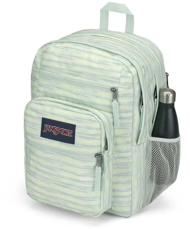 Alt view image 3 of 5 - JanSport Laptop Backpack - Computer Bag with 2 Compartments, Ergonomic Shoulder Straps, 15" Laptop Sleeve, Haul Handle - Book Rucksack - 70S Space Dye Fresh Mint