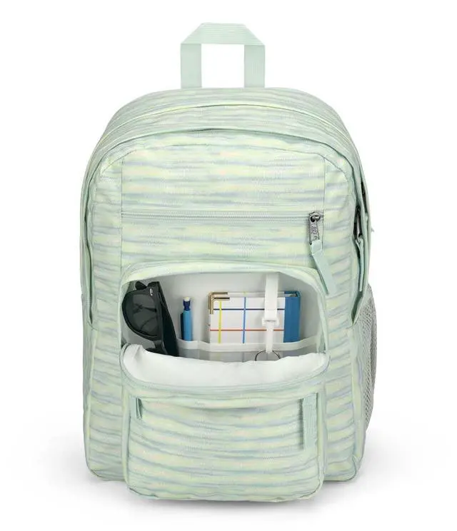 Alt view image 5 of 5 - JanSport Laptop Backpack - Computer Bag with 2 Compartments, Ergonomic Shoulder Straps, 15" Laptop Sleeve, Haul Handle - Book Rucksack - 70S Space Dye Fresh Mint