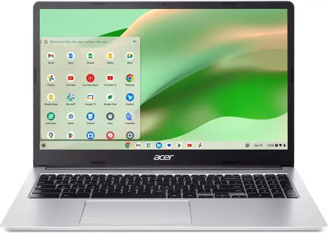 Main image of Acer Chromebook 315 Laptop | Intel Celeron N4500 | 15.6" Full HD IPS Display | Intel UHD Graphics | 4GB LPDDR4X | 64GB eMMC | Intel Wi-Fi 6 | DTS Audio | USB Type-C | Chrome OS | CB315-4H-C8XU,Silver