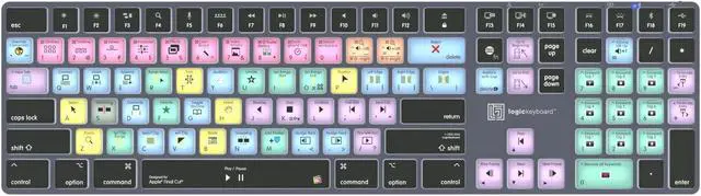 Main image of Logickeyboard Wireless Backlit 'Titan' Designed for Editing in Apple Final Cut Pro * p/n LKB-FCPX10-TM-US