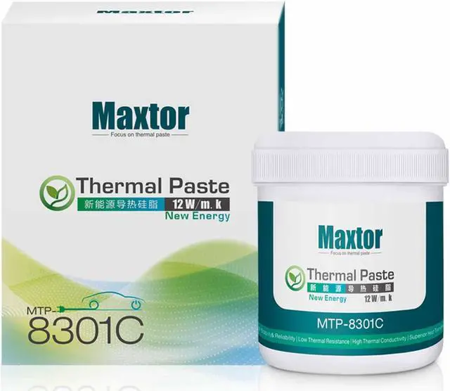 Main image of Maxtor MTP-8301C 300g High Performance Thermal Paste, Heatsink Paste, Thermal Conductive Grease for CPU GPU Cooler LED IC PS4 Xbox Chipset Ovens antminer