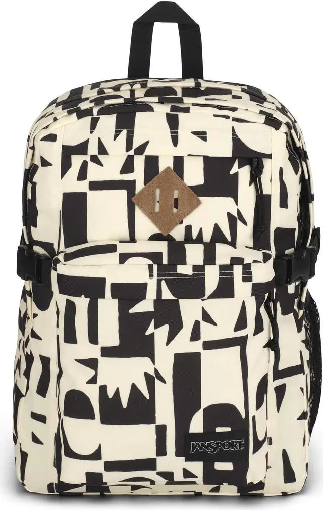 Main image of JanSport Main Campus Backpack - Travel or Work backpack w 15-Inch Laptop Sleeve and Dual Water Bottle Pockets, Cutout Black