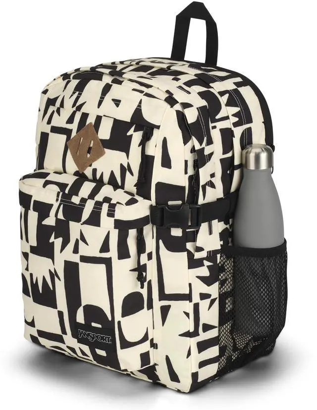 Alt view image 3 of 5 - JanSport Main Campus Backpack - Travel or Work backpack w 15-Inch Laptop Sleeve and Dual Water Bottle Pockets, Cutout Black
