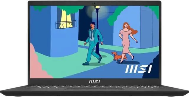 Main image of MSI Modern 15 B12M Modern 15 B12M-455US 15.6" Notebook - Full HD - Intel Core i5 12th Gen i5-1235U - 16 GB - 512 GB SSD - Classic Black - Intel Chip - 1920 x 1080 - Windows 11 Home - Intel Iris X