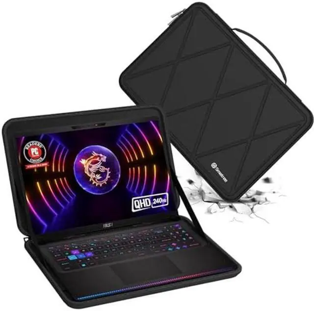 Main image of Smatree Hard Eva Protective Case Compatible with 17 Inch MSI Raider GE78 HX Gaming Laptop, for 17 Inch MSI Vector 17 HX A14V / A13V Notebook Bag (X8327)