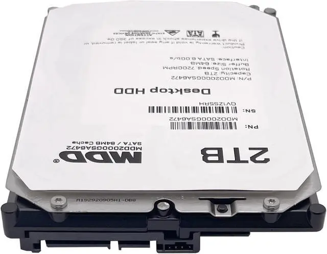 Alt view image 4 of 5 - MDD 2TB 64MB Cache 7200RPM SATA 6.0Gb/s 3.5inch Internal Desktop Hard Drive (MDD2000GSA6472)
