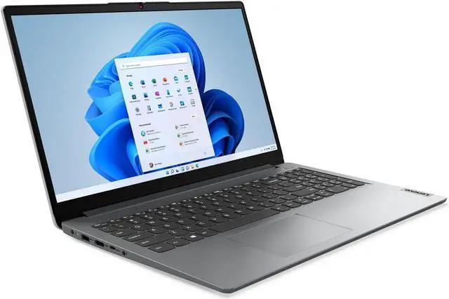 Alt view image 2 of 5 - Lenovo IdeaPad 1i 15.6 FHD Laptop | Intel Celeron N4500 | Intel UHD Graphics | 720P Webcam| Bluetooth 5| Grey | 4GB RAM | 128GB SSD | Windows 11 S |Bundle with USB 3.0 Hub