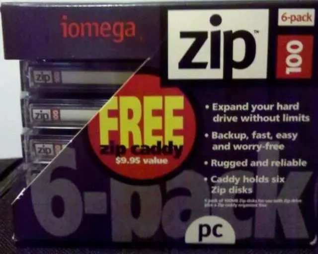 Main image of Iomega - 6 x ZIP - 100 MB - PC - storage media