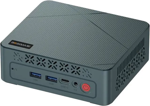 Main image of BOSGAME E2 Mini PC Ryzen 5 3550H(Max 3.7GHz) Dual Channel DDR4 Mini Computers, 16GB RAM 512GB NVMe SSD, Dual HDMI, 4X USB Ports, 1x RJ45 Ethernet Ports,Wi-Fi 5,BT5.0