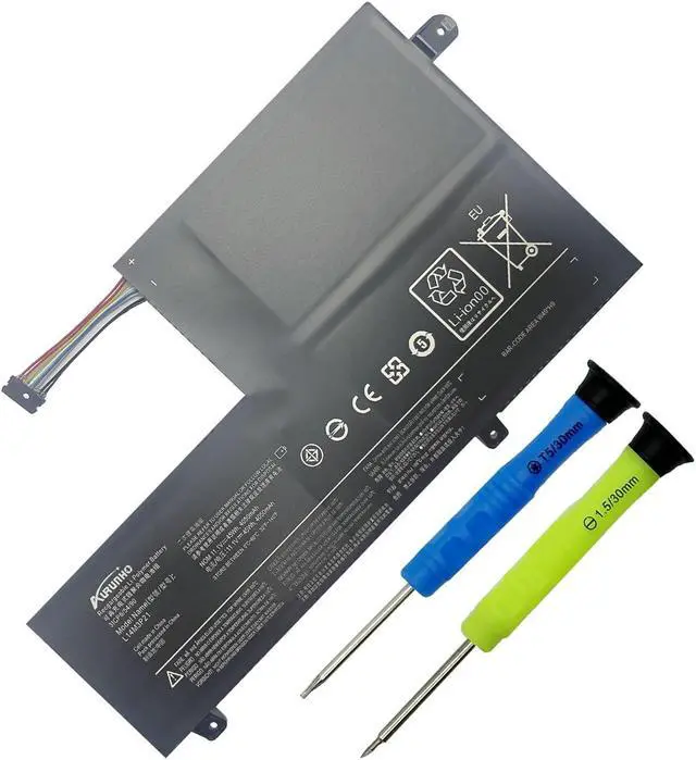 Main image of AURUNHO L14M3P21 45Wh Laptop Battery Replacement for Lenovo Edge 2-1580 Flex 3-1570 3-1470 4-1570 4-1580 Yoga 500-15IBD 510-15IKB 510-15ISK 510-14AST 310S-15IKB 310S-14IKB 500S-14ISK Series 11.1V