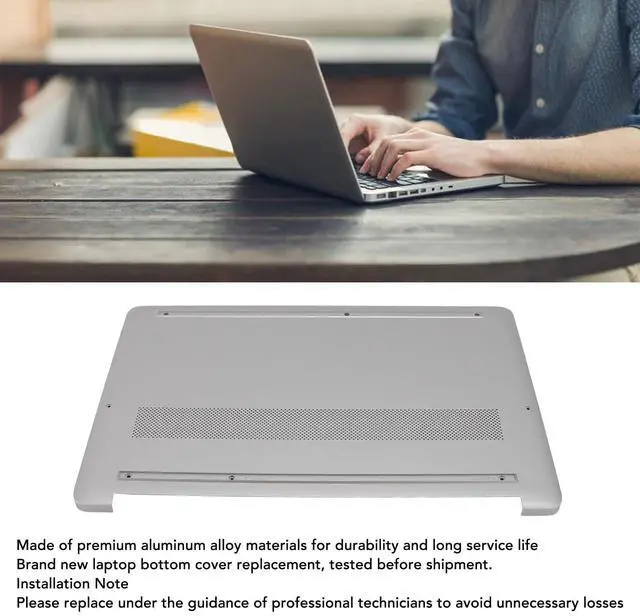 Alt view image 4 of 5 - Cuifati Replacement for HP 15-DY 15-EF Laptop Lower Base Bottom Case Cover Assembly Part, Efficient Cooling Base Enclosure, Replacement Bottom Door Cover for HP 15-DY 15-EF