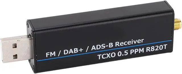 Alt view image 5 of 5 - RTL SDR Receiver Full Band Aluminum Enclosure and 2 Antennas Receiver Radio Receiver Software Defined Radio (100kHz-1.7GHz)