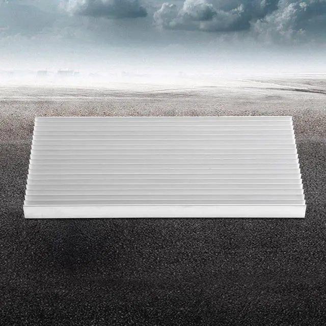 Alt view image 5 of 5 - 2pcs Aluminum Heat Sink 300 * 140 * 20MM for High Power LED Light, Reduce Overheating Risk, Light Weight, Fit for 8pcs 3W LEDs 20pcs 1W LEDs