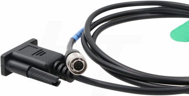 Alt view image 3 of 4 - HangTon Data Collector Cable for Nikon DTM 500 800 A20 NPL Total Station Hirose 6 Pin to Serial DB9 Computer