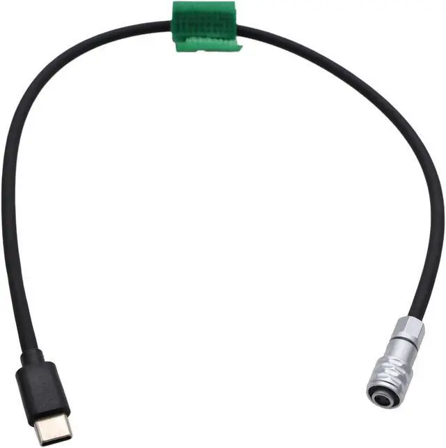 Alt view image 2 of 5 - HangTon USB-C Power Cable for DJI RS4 RS3 Pro RS2 to Blackmagic BMPCC 4K 6K Pro G2 BMCC 6K Pocket Cinema Camera, USB Type-C Gimbal to 2 Pin Female 12V 30cm