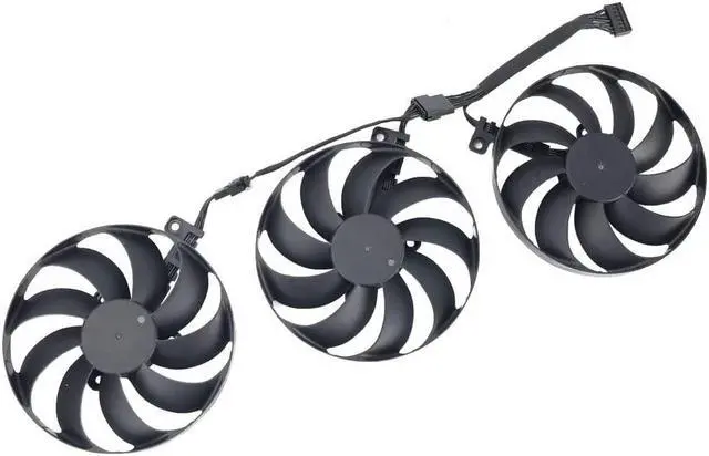Alt view image 3 of 5 - inRobert 88mm T129215SU GPU Fan Replacement for ASUS TUF Gaming RTX 3060 3070 3080 Ti Graphics Card Cooler (Fan-ABC)