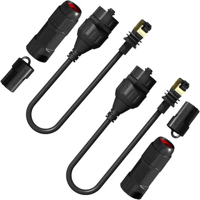 Main image of Klutchtech Starlink Ethernet Adapter Gen 3/Starlink Mini, Starlink Cable SPX to RJ45 Adapter for Starlink Standard V3/Mini Dish and Router Black (2PCS)