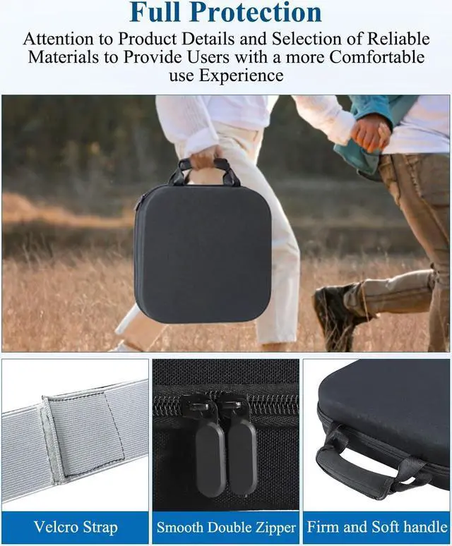 Alt view image 3 of 5 - Starlink Mini Carry Case - Outdoor Travel Case for Standard Starlink Mini Accessories, Large Capacity, Semi-Rigid EVA Protection