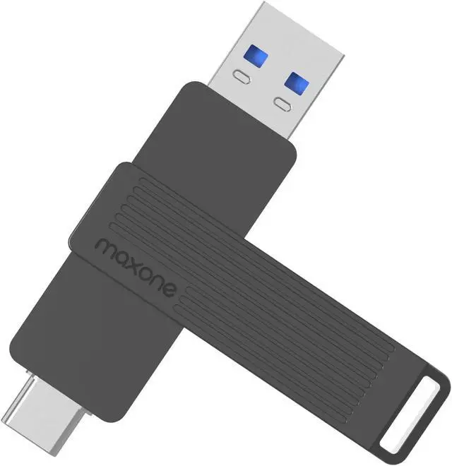 Main image of Maxone External 512GB Portable Solid State Flash Drive, USB Type C Both 3.2 Tech - 2 in 1 Dual Drive Memory Stick Super Speed.Optimal Speeds Up to 600MB/s Read, 550MB/s Write.