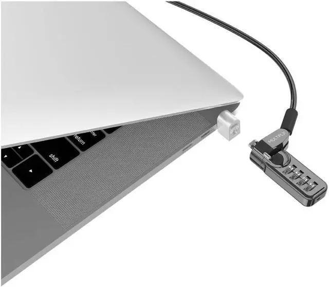 Alt view image 2 of 5 - Multplx Anchor Adapter for Kensington Laptop Lock Cable | Anti-theft For All Laptops, Tablets, Notebooks | Adds Lock Slot To Any Device | Compact Slim Design | Compatible With Standard T-Bar Locks