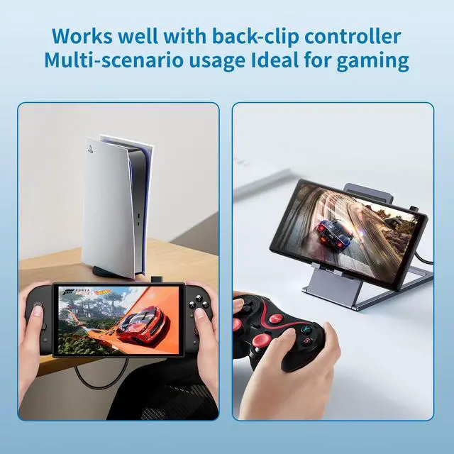 Alt view image 4 of 5 - PeakDo 7 inch Portable Monitor Touchscreen,Mini Monitor 1080P 60Hz,Small USB C HDMI Monitor,Ultra Thin Lightweight IPS LCD Display Second Screen for Gaming Working,PS5,Xbox,Switch,Laptop,PC