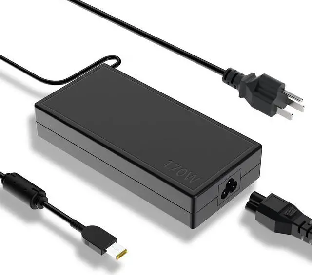 Main image of QYD 170W 20V 8.5A AC Adapter Laptop Charger Compatible with Lenovo Thinkpad P73 P52 P53 P1 P50 P51 P70 P71 P72 T440 T540p W540 W541 Legion Y7000 Y7000P Y9000K Y520-15 Y520 Slim Tip Power Supply Cord