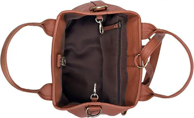 Alt view image 3 of 5 - VC VINTAGE COUTURE Leather Tote Bag for Women Leather Bucket Bag Full Grain Leather Shoulder Bags Satchel Handbag Top-handle Bag Designer Tote Bag