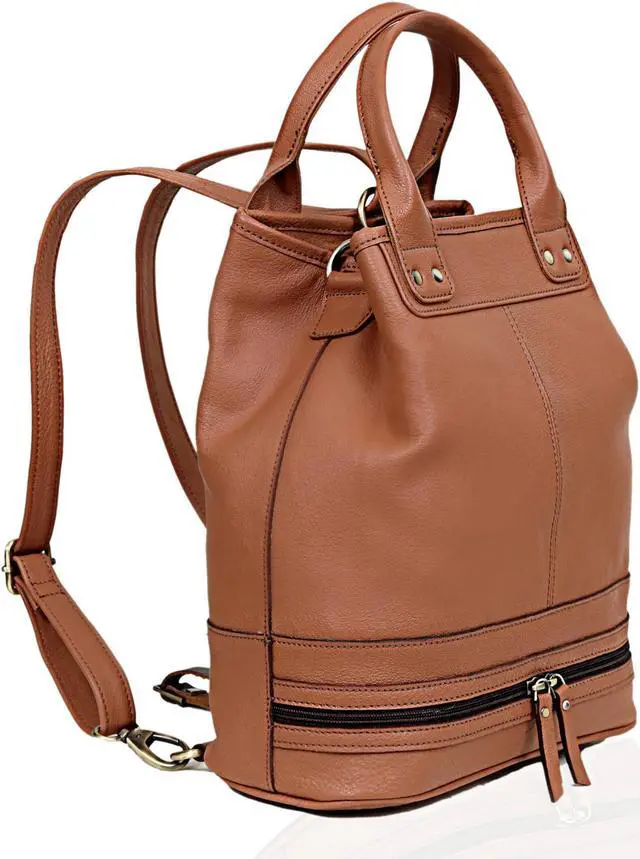 Alt view image 2 of 5 - VC VINTAGE COUTURE Leather Tote Bag for Women Leather Bucket Bag Full Grain Leather Shoulder Bags Satchel Handbag Top-handle Bag Designer Tote Bag