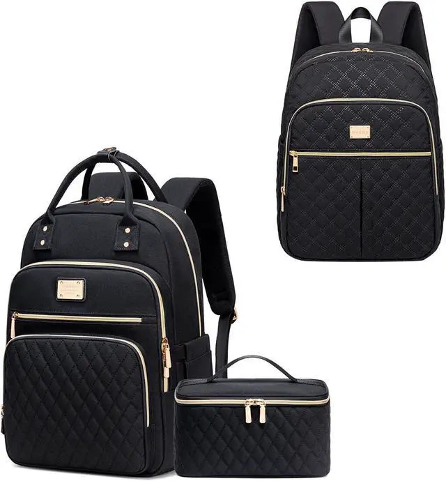 Main image of Weitars Laptop Backpack With Lunch Box And Lunch Backpack For Women 2 Pack