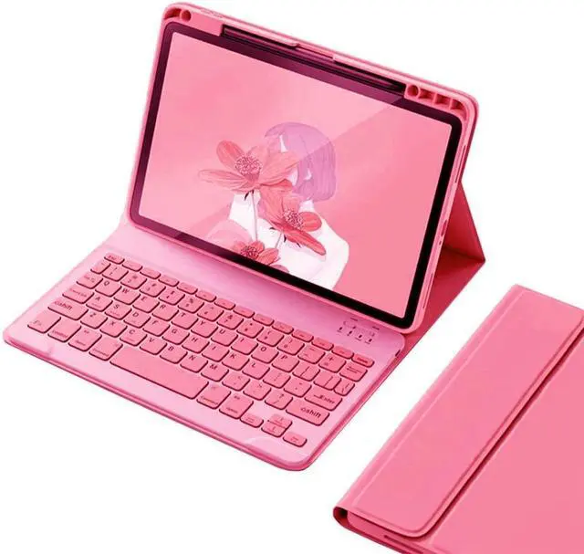 Main image of kaitesi Keyboard Case for iPad Pro 11 inch M4 Keyboard Case Magnetic Detachable Bluetooth Keyboard Cover Support Pencil Charging,Dark Pink