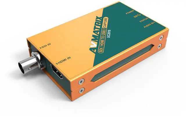 Alt view image 2 of 5 - AVMATRIX UC2018 HDMI/SDI Video Capture Card with USB 3.0 Type-C 1080P 60FPS Uncompressed Transmission Speed Automatic Input Signal Detection for Live Streaming