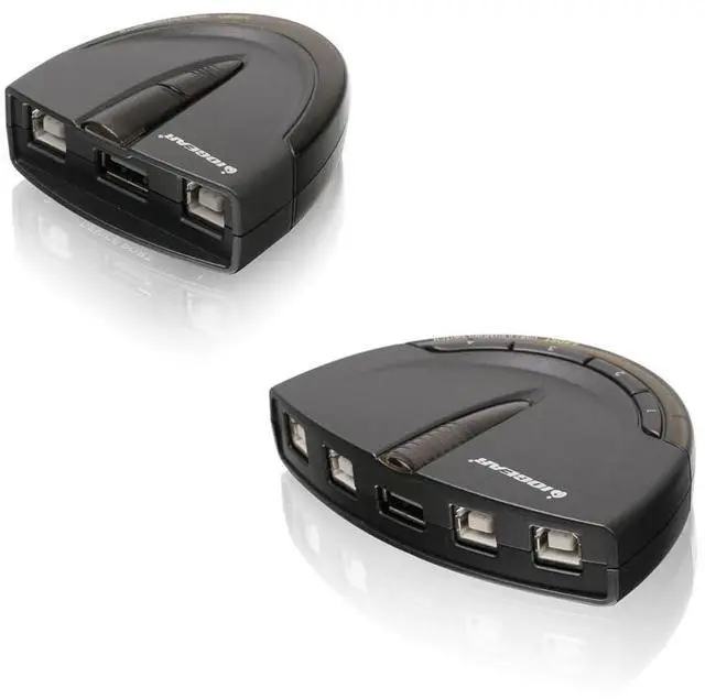 Main image of IOGEAR 2 Port and 4 Port USB 2.0 Switch - Auto Printer Switch - Manual or Auto Controlled - LED Indicator - Plug n Play GUB231 - GUB431