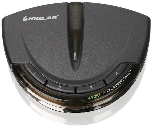 Alt view image 3 of 5 - IOGEAR 2 Port and 4 Port USB 2.0 Switch - Auto Printer Switch - Manual or Auto Controlled - LED Indicator - Plug n Play GUB231 - GUB431