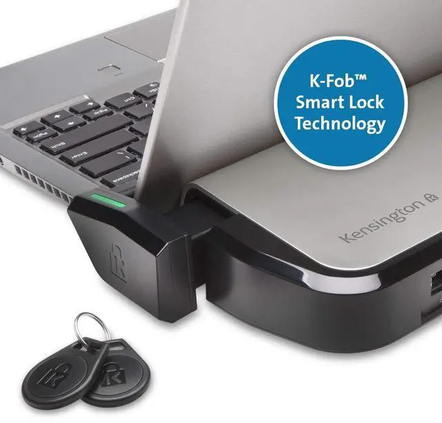 Alt view image 4 of 5 - Kensington LD4650P Dual Video USB-C Docking Station with K-Fob(tm) Smart Lock - Windows (K38400NA)