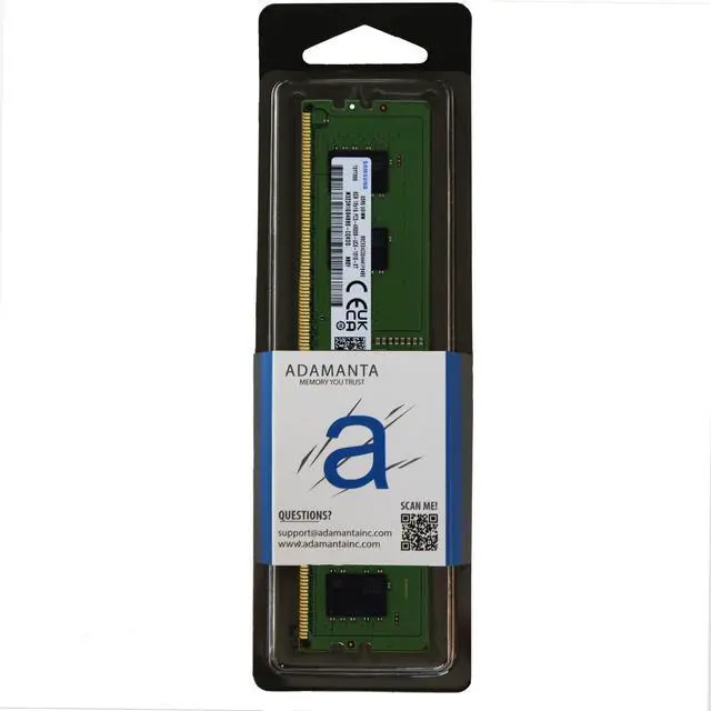 Alt view image 2 of 2 - Sam Original 8GB (1x8GB) DDR5 4800MHz PC5-38400 UDIMM Unbuffered Non-ECC 1Rx16 CL40 1.1v Memory RAM Desktop PC Computer Module Upgrade M323R1GB4BB0-CQK Adamanta