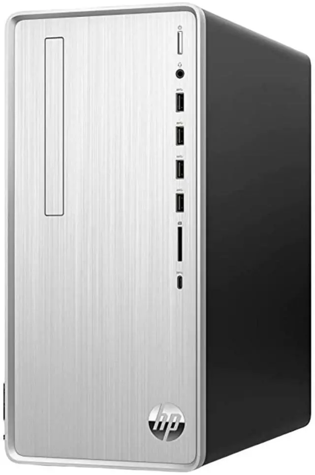 Main image of HP Pavilion Desktop PC, AMD Ryzen 5 5600G, 12 GB RAM, 512 GB SSD, Windows 11 Home, Wi-Fi 5 & Bluetooth Connectivity, 9 USB Ports, Wired Keyboard and Mouse Combo, Pre-Built PC Tower (TP01-2040, 2022)