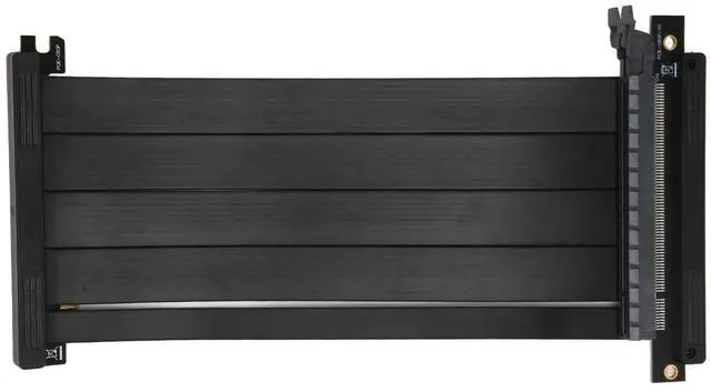 Main image of Graphics Card Extension Cable, Reverse Ultra PCIE4.0 X16 Riser Cable Shielded High Speed Flexible Vertical Mount Extension Cable Extension Port Adapter for Gaming