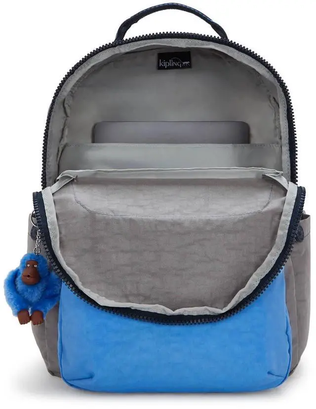 Alt view image 3 of 5 - Kipling Women's Seoul 15" Laptop Backpack, Durable, Roomy with Padded Shoulder Straps, Built-In Protective Sleeve